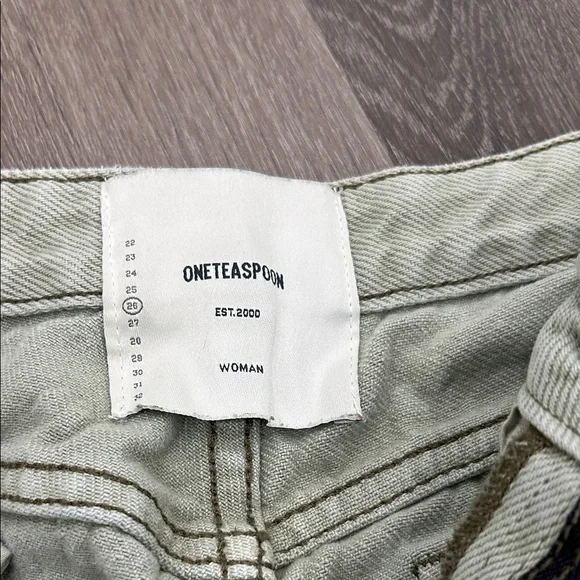 One Teaspoon Women's Green Jeans - Picture 3 of 13